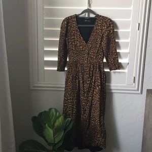 Zara leopard print dress